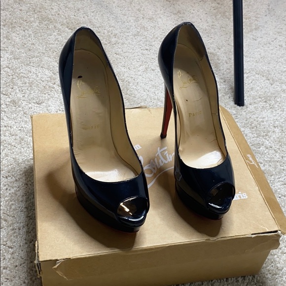 Christian Louboutin Lady peep 150 patent Calf - Picture 7 of 14